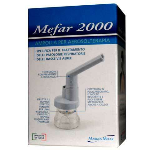 Ampolla Aerosol Ricambio Nebulizzatore Nebula - Mefar 2000 - MPM ITALIA SRL